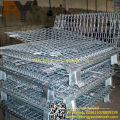 Caixa de armazenamento de gaiola Metal Rock Wire Mesh Roll Container